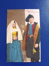 289A CARTOLINA COSTUMI SARDI