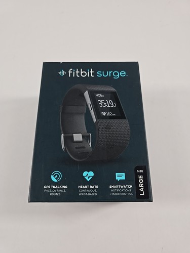Fitbit surge large black - fitbit,