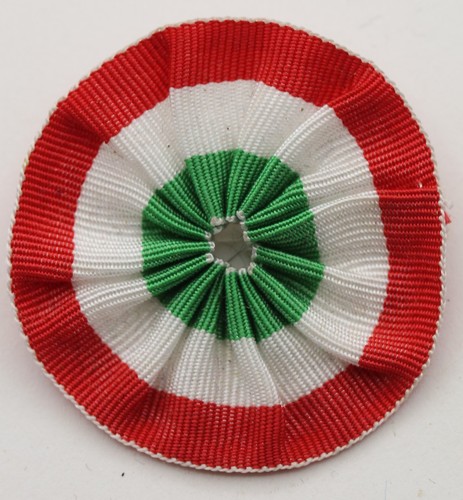 Coccarda tricolore cappello - coccarda,