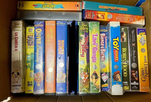 Lotto vecchie vhs disney e - lotto,