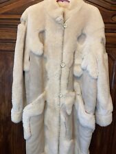 Montone Shearling Bianco Avorio tg 42 size M