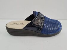 Cliawalk Ciabatte Donna Con Strappo e Zeppa, Elastica 35 - BLU (Blu)