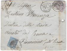 2 Buste autografe di Giuseppe Garibaldi con 6 sigilli al verso. Da La Maddalena