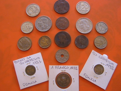 Lotto monete francia - 17, dal