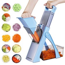 Safer Mandoline Food Slicer, Thickness Adjustable Vegetable Chopper, Onion Sl...