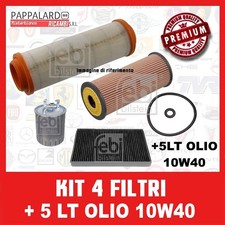 KIT TAGLIANDO 4 FILTRI + 5 LT
