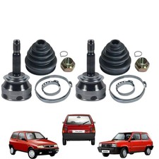 COPPIA 2 PZ KIT GIUNTO OMOCINETICO LATO RUOTA FIAT UNO PANDA 141 4X4 LANCIA Y10