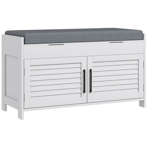 Homcom panca scarpiera - homcom, con