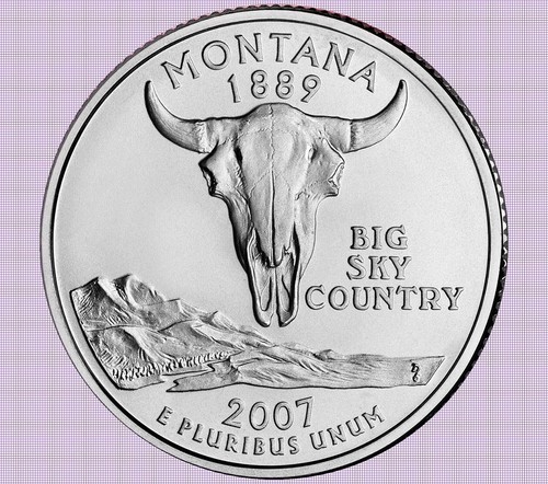 Quarto dollaro montana 2007 - quarto,
