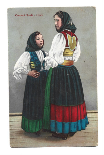 Costumi sardi orune - sardi,