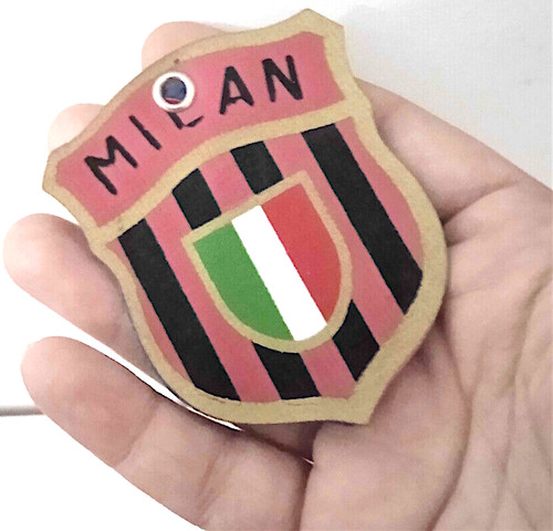 Milan calcio 60s italy - milan, stemma