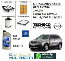 TAGLIANDO FILTRI E 6 LT OLIO