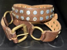 RONALD PINEAU Cintura in pelle