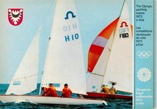 Barche a vela Soling eventi olimpici di yachting 1972 Kiel