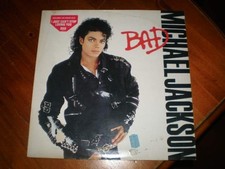 MICHAEL JACKSON-"Bad"-Disco Long Playing 33 giri-COPERTINA APRIBILE-EPIC-1987