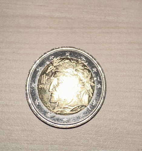 Moneta euro dante alighieri - 2,