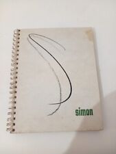 Catalogo Arredo Design Simon 1970/1979 Carlo Zampa Enzo Mari Dino Gavina