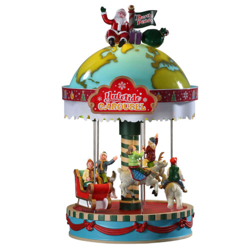 Lemax yuletide carousel - lemax,