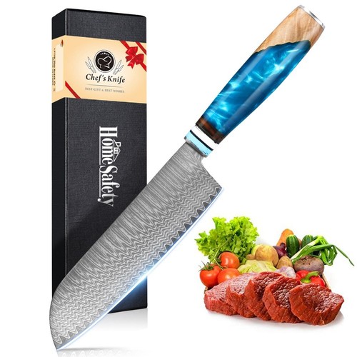 Coltello santoku damascato - damascato, 7