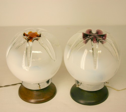 Eccezionale coppia lampade - coppia, di