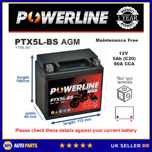 Ptx5l sostituisce ytx5l bs - ptx5l-bs,