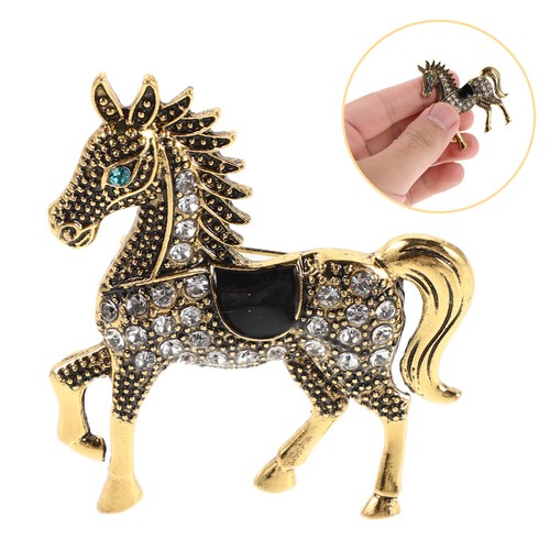 Spilla vintage con - , cavallo