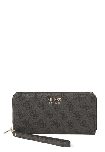 Guess portafoglio brenton nero - brenton,
