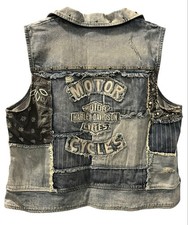 Harley davidson gilet denim - davidson,