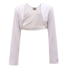 6785S coprispalle bimba ARMANI JUNIOR bianco sweater cotton kid