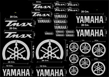 MAXI KIT 30 PEZZI SERIE DI ADESIVI YAMAHA TMAX T- MAX 500 - 530 COLORE BIANCO