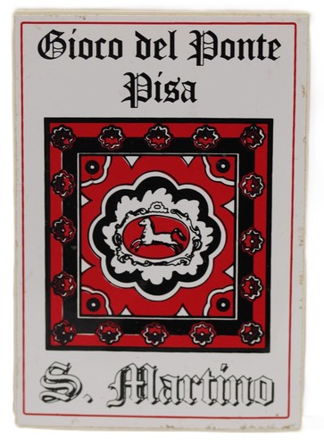 Adesivo gioco del - gioco, pisa