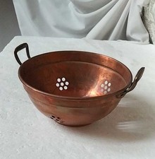 piatto ciotola vintage in rame