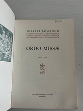 Ordo missae missale romanum 1969 roman missal messale romano