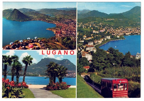 Cartolina lugano svizzera unp - svizzera,
