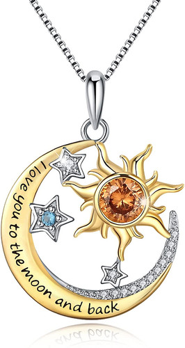 Urmwmoo collana girasole s925 - collana,