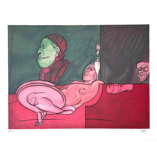 Valerio adami litografia - adami,