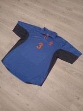 Maglia calcio Stam #3 Nederland Holland 2000 Away ORIGINALE Nike vintage blu XL