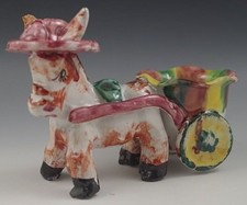 VIETRI DONKEY PULLING CART