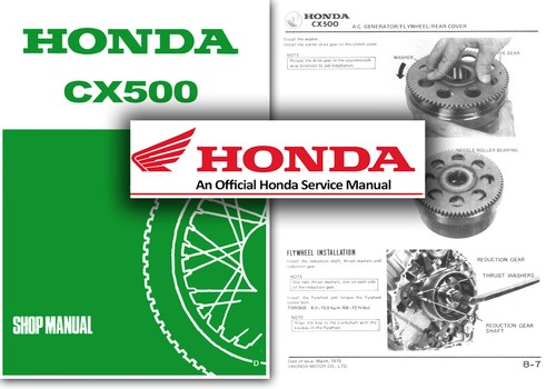 Honda cx500 manuale officina - honda,