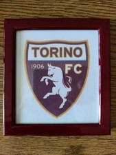 Quadro piccolo Toro FC, calcio, idea regalo per torinisti, cornice granata [3