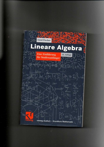 Gerd fischer lineare algebra - lineare,