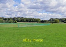 Photo 12x8 Grantchester cricket field in September The tractor in the dist c2017