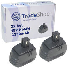 2x Trade-Shop BATTERIA 18V