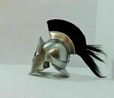 Antico elmetto testa spartana
