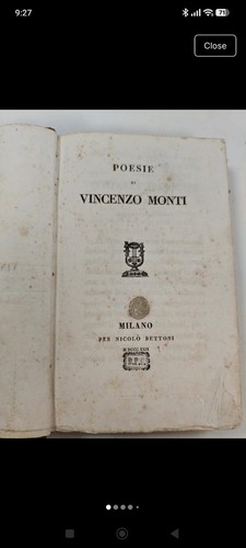 Poesie vincenzo monti 1829 - monti,