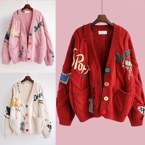 Maglia moda maglioni - , cardigan