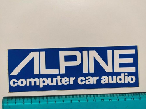 Adesivo alpine computer car - adesivo,