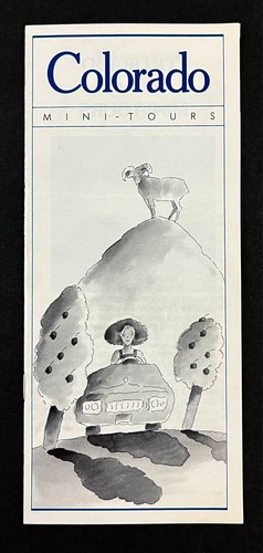 Mappa brochure viaggio - , vintage