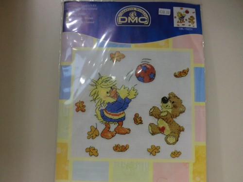 Kit punto croce dmc tela - kit, su