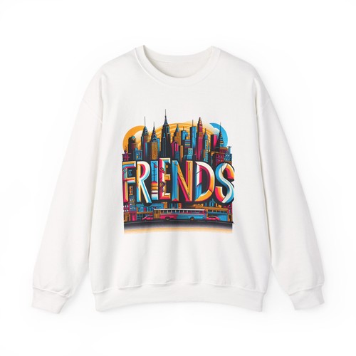 Felpa girocollo unisex friends - felpa,